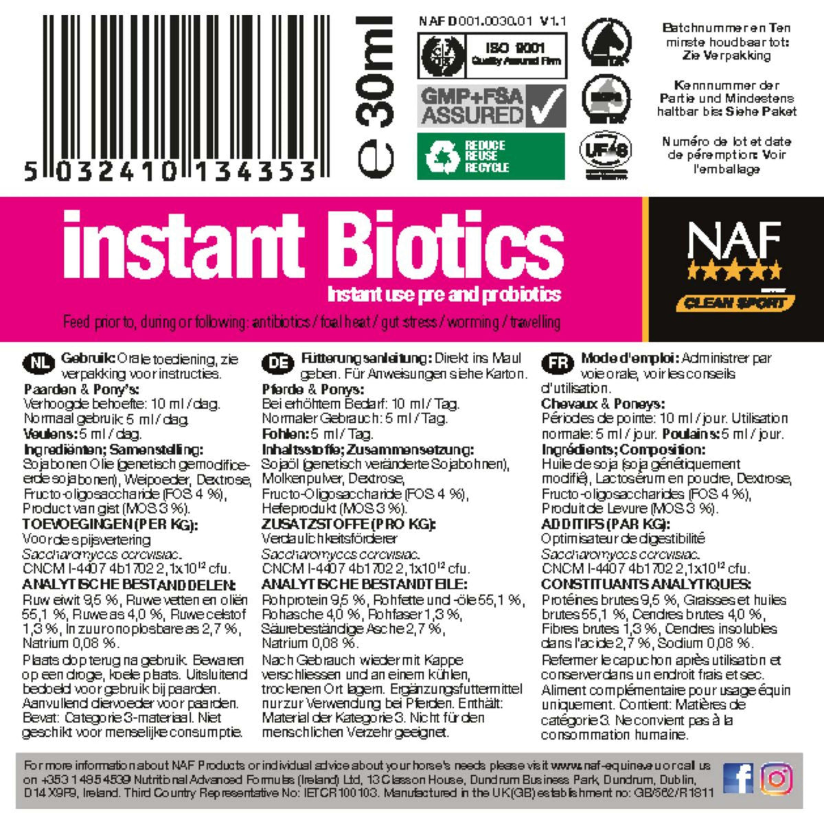 NAF Biotici istantanei