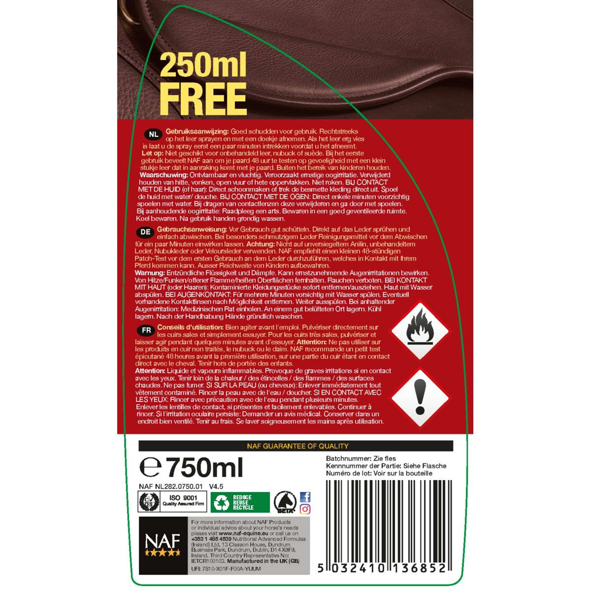 NAF Pulizia rapida della pelle