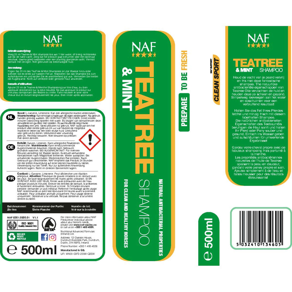 NAF Shampoo all'albero del tè e menta