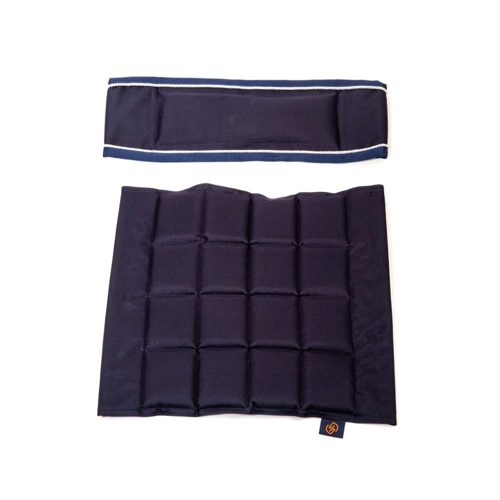 One Equestrian Sedile e schienale Blu marino/Argento