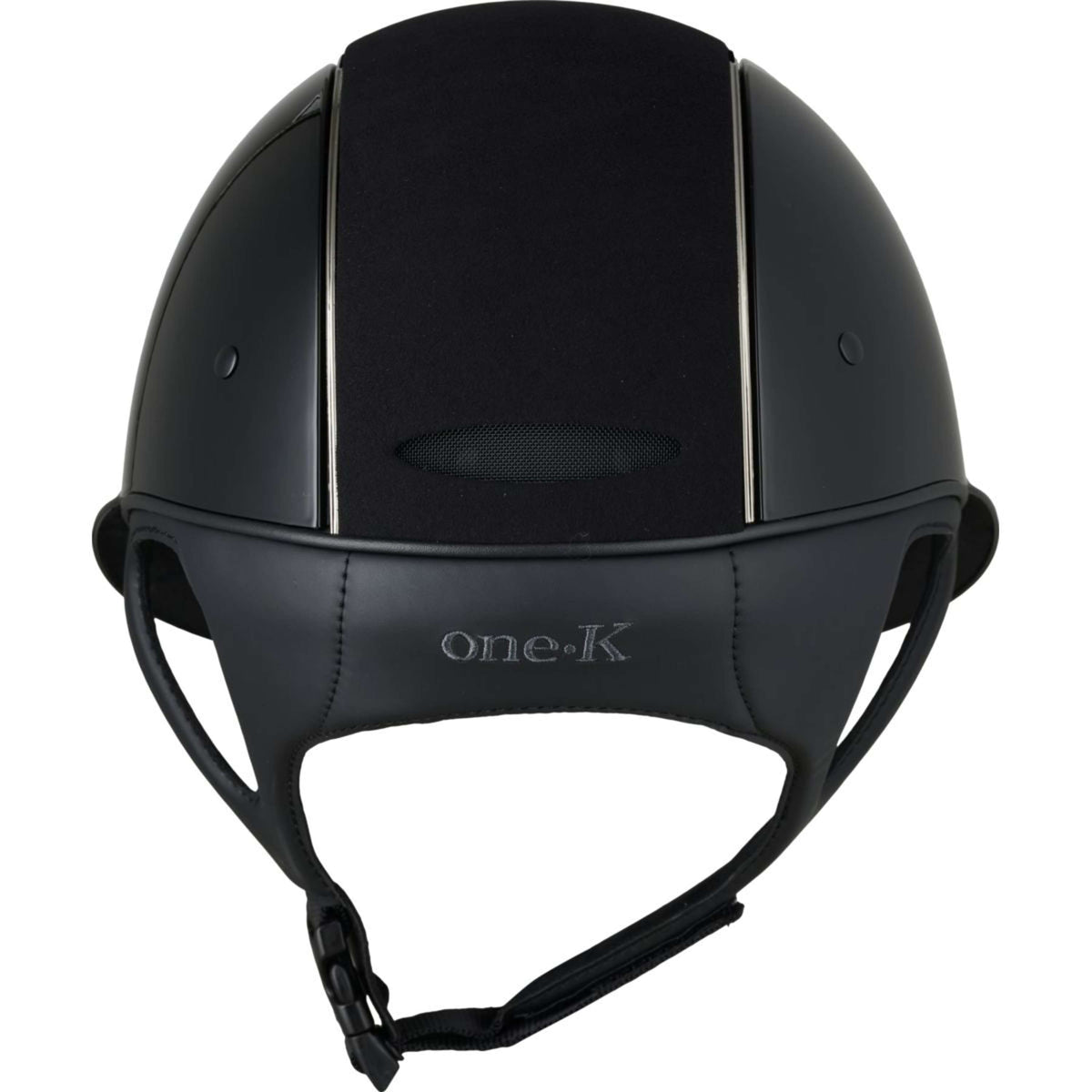 OneK Casco da equitazione Avancé Glossy Chamude Nero