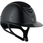 OneK Casco da equitazione Avancé Glossy Chamude Nero