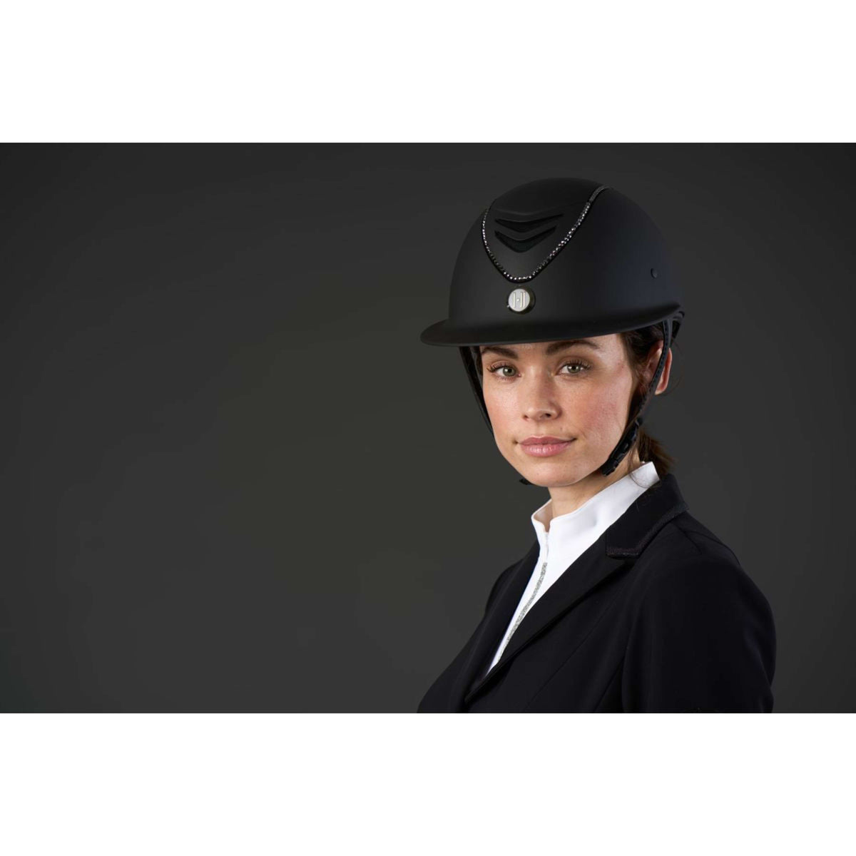 OneK Casco da equitazione Avancé Lux Matt Nero