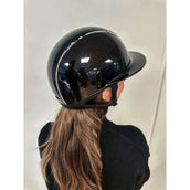 OneK Casco da equitazione Avancé Lux Shimmer swarovski Nero