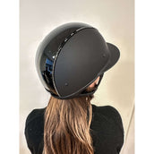 OneK Casco da equitazione Avancé Lux Matt Glossy Top Nero