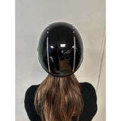 OneK Casco da equitazione Avancé Lux Shimmer swarovski Nero