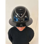OneK Casco da equitazione Avancé Lux Shimmer swarovski Nero