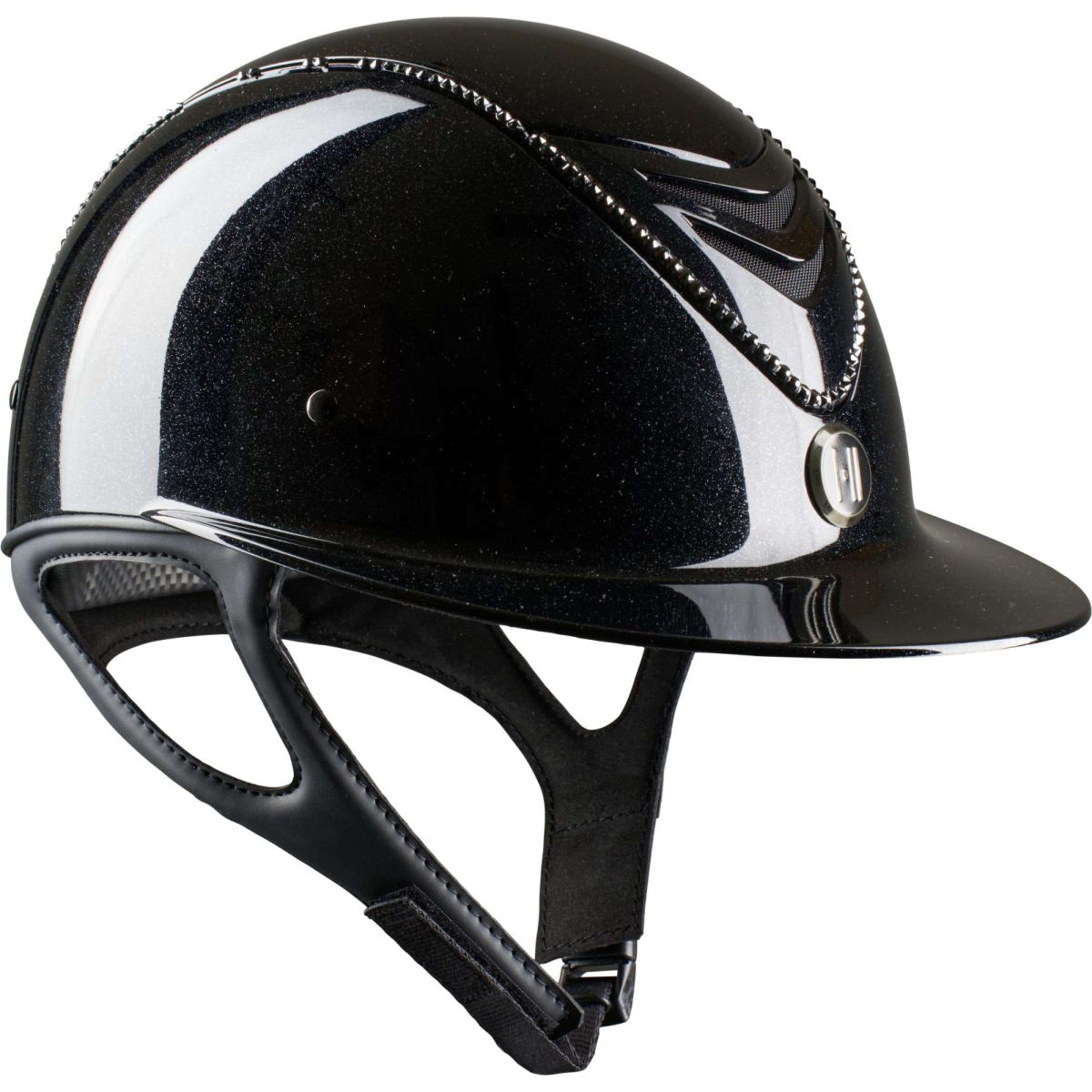 OneK Casco da equitazione Avancé Lux Shimmer Black Swarovski Nero OneK Casco da equitazione Avancé Lux Shimmer Black Swarovski Nero