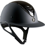 OneK Casco da equitazione Avancé Lux Matt Glossy Top Nero