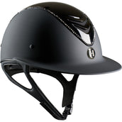 OneK Casco da equitazione Avancé Lux Matt Glossy Top Nero