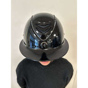 OneK Casco da equitazione Avancé Lux Shimmer Black Swarovski Nero