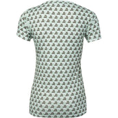 PK International Camicia da prestazione Oxford All Over Skylight
