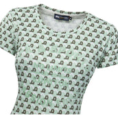 PK International Camicia da prestazione Oxford All Over Skylight