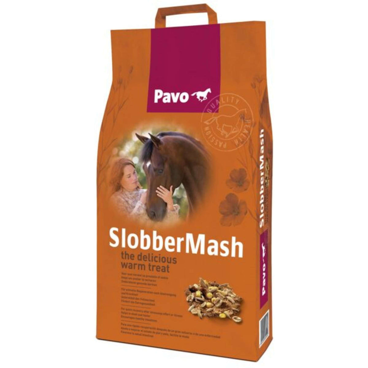 Pavo Mangime Concentrato Completo per Cavalli Slobbermash