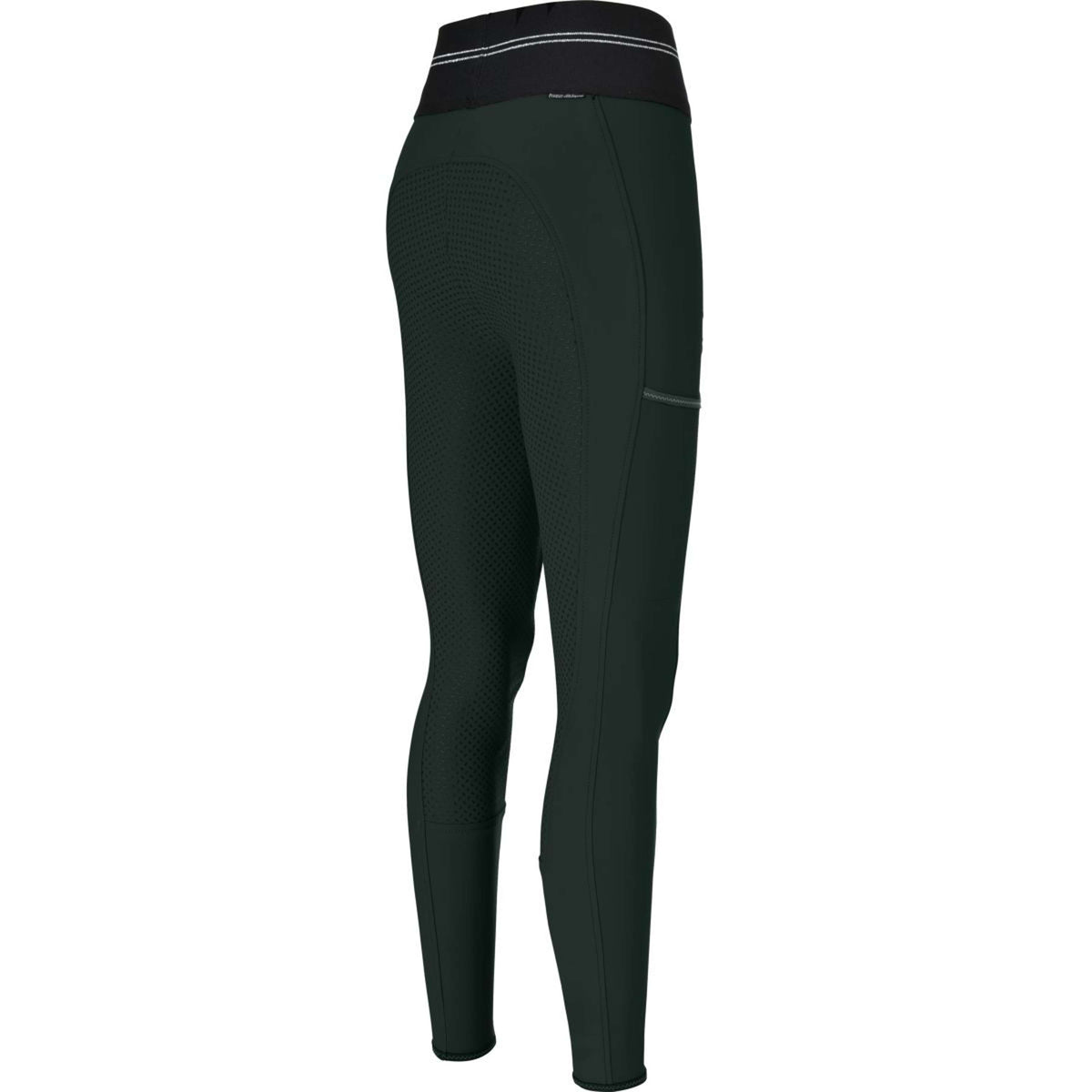 Pikeur Leggings da Equitazione GIA Athleisure FG Verde scuro