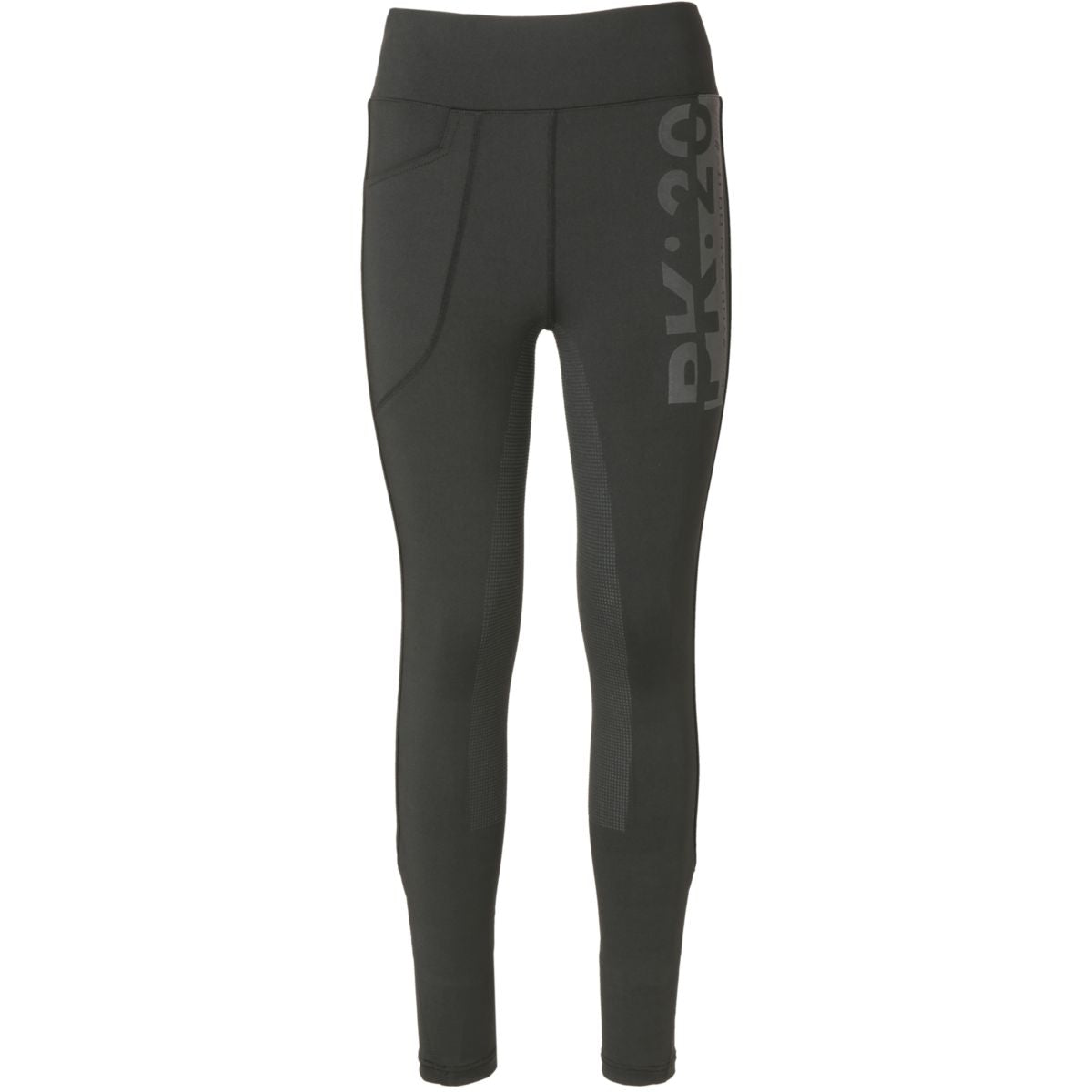 PK International Leggings da Equitazione Luxor Full Grip Onyx