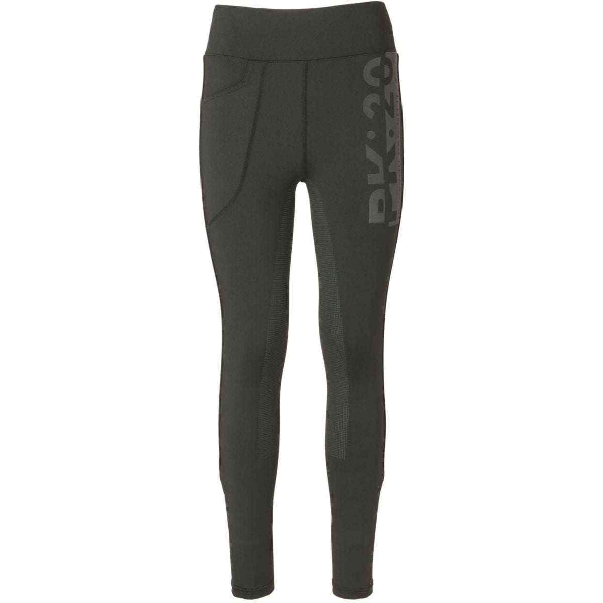 PK International Leggings da Equitazione Luxor Full Grip Onyx