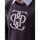 PS of Sweden Felpa Karla Monogram Grigio scuro