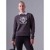 PS of Sweden Felpa Karla Monogram Grigio scuro