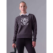 PS of Sweden Felpa Karla Monogram Grigio scuro