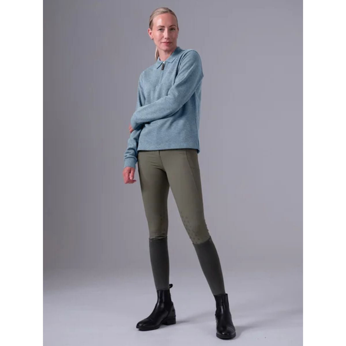 PS of Sweden Poloshirt Olivia Miscela blu