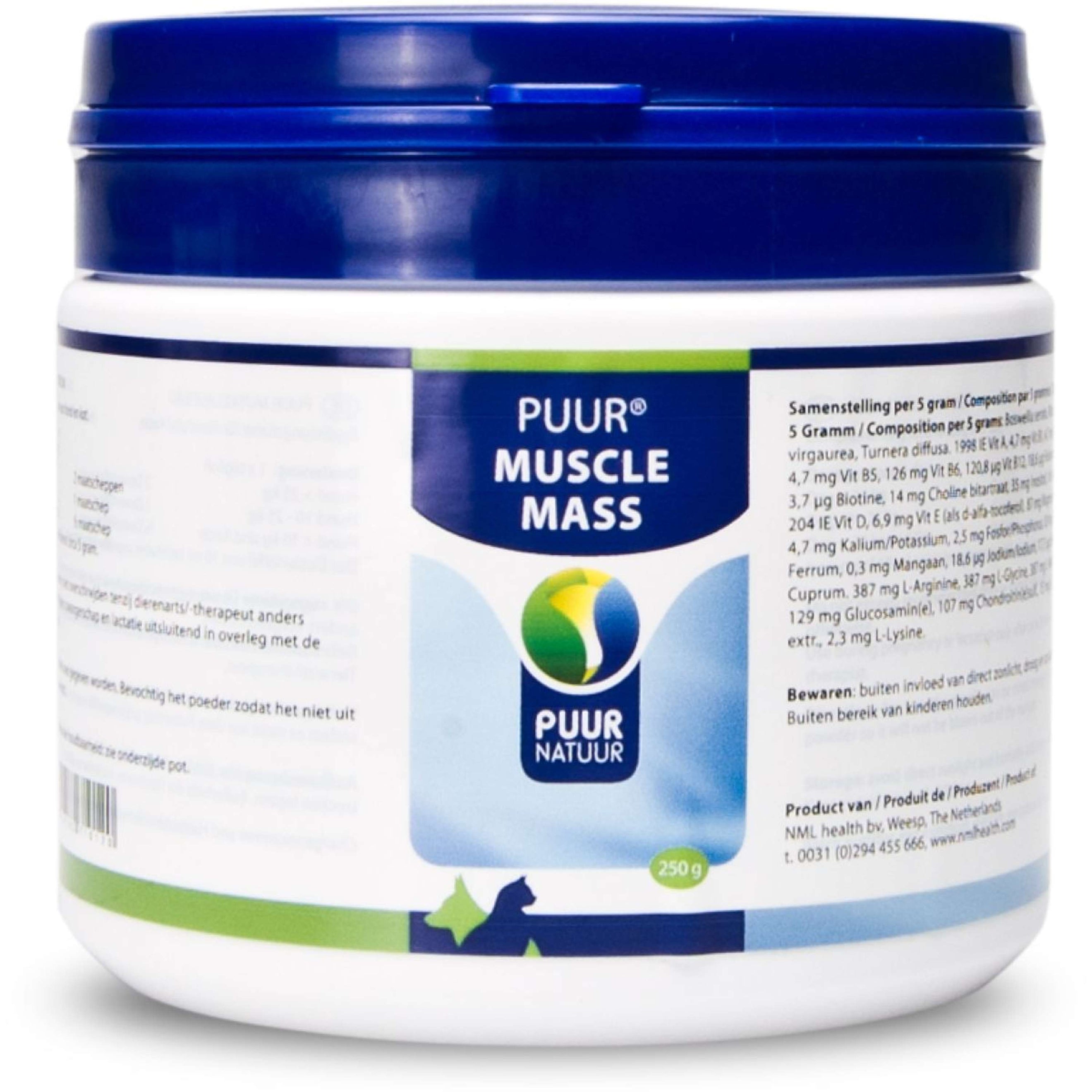 Puur Natuur Massa Muscolare Cane/Gatto Puur Natuur Massa Muscolare Cane/Gatto