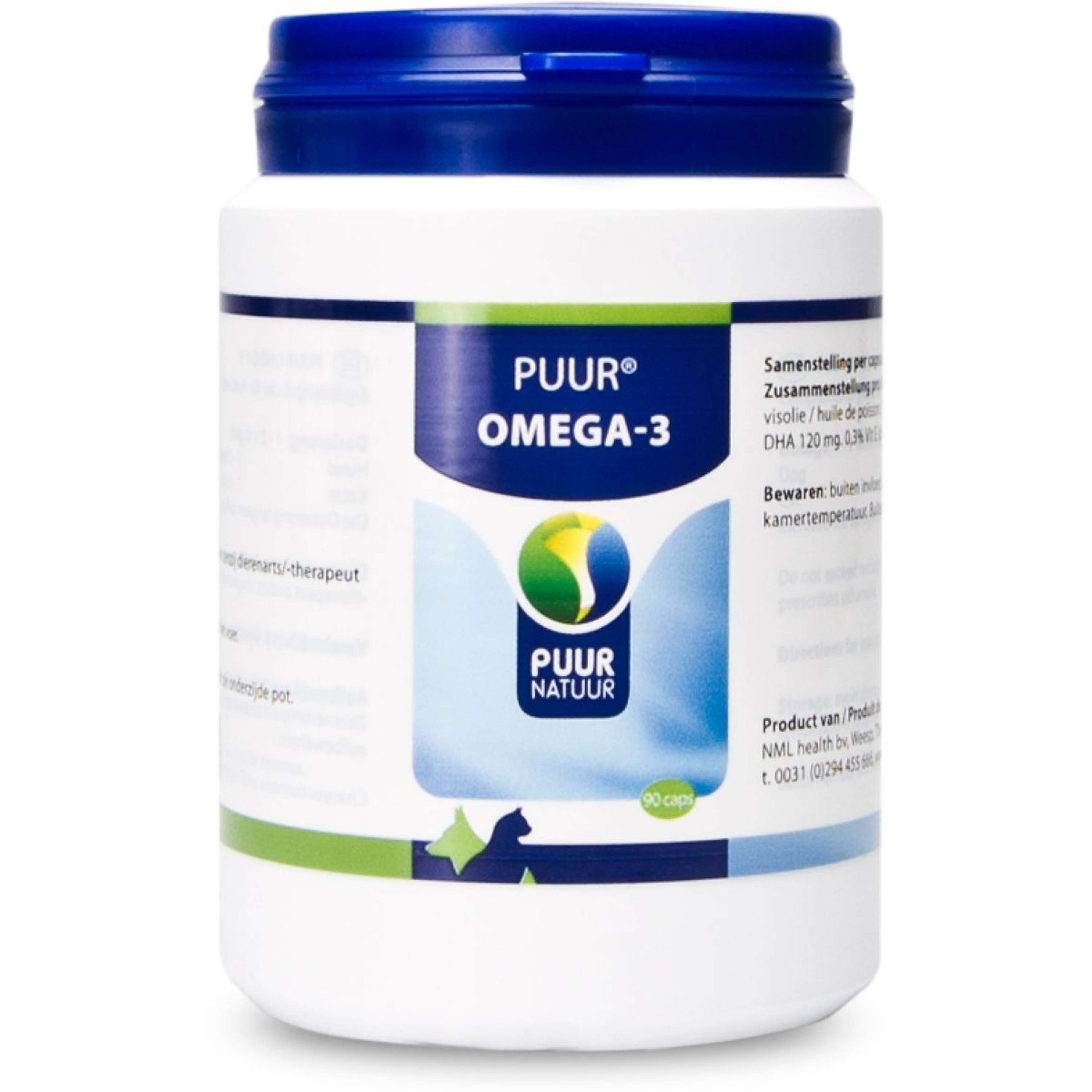 PUUR Omega-3 Hond/Kat Cane PUUR Omega-3 Hond/Kat Cane