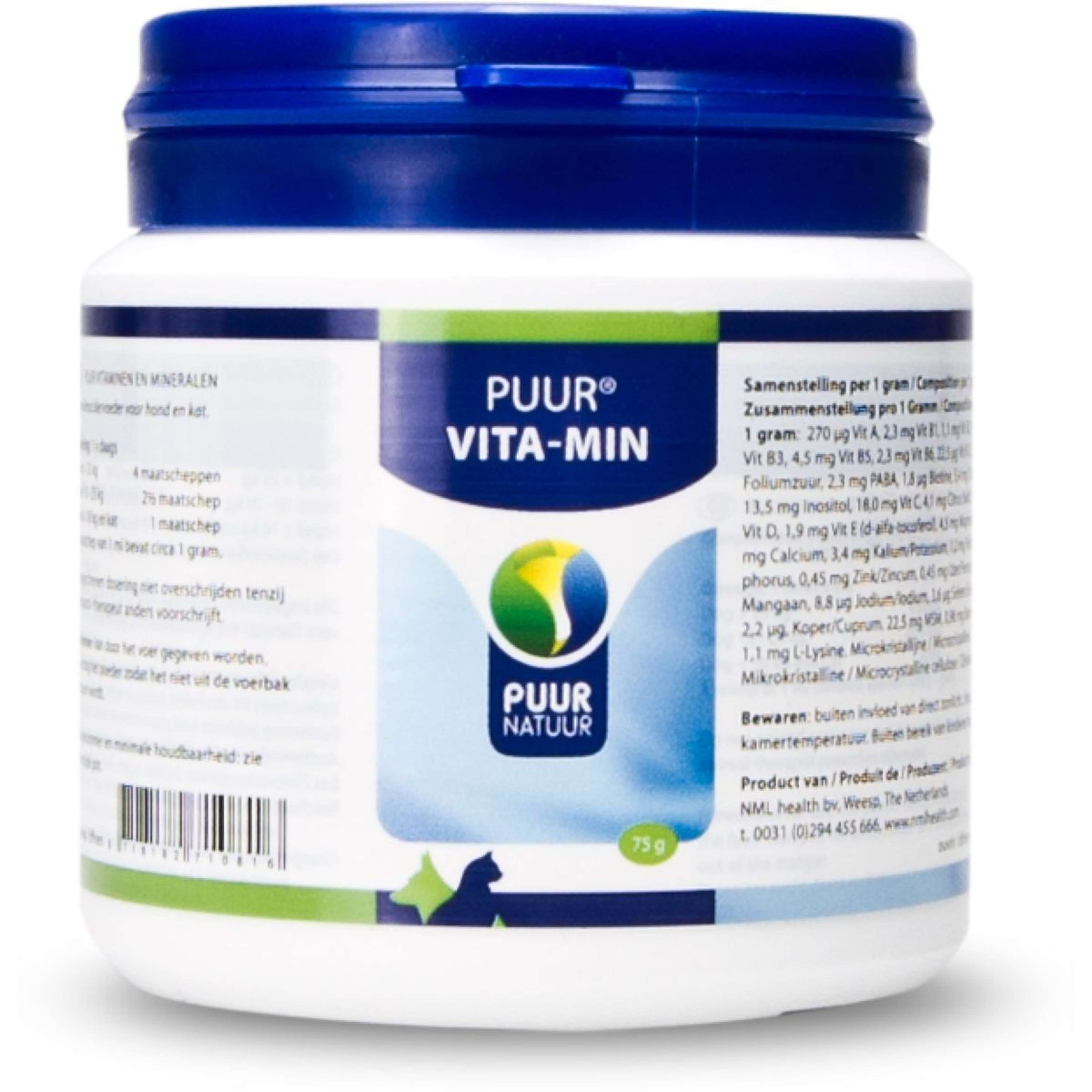 Puur Natuur Vitamine Minerali Cane/Gatto Puur Natuur Vitamine Minerali Cane/Gatto