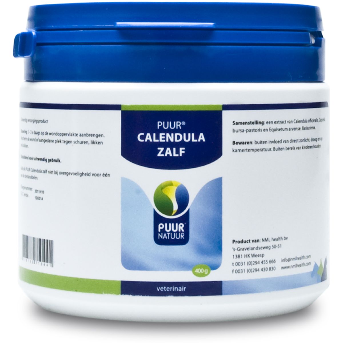 Puur Natuur Calendula Crema/Pomata Cane/Gatto/Cavallo