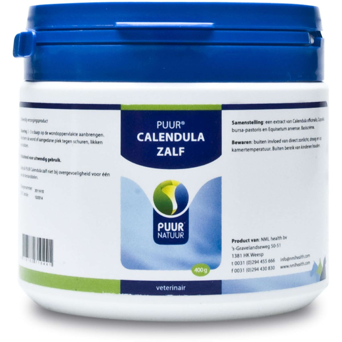 Puur Natuur Calendula Crema/Pomata Cane/Gatto/Cavallo