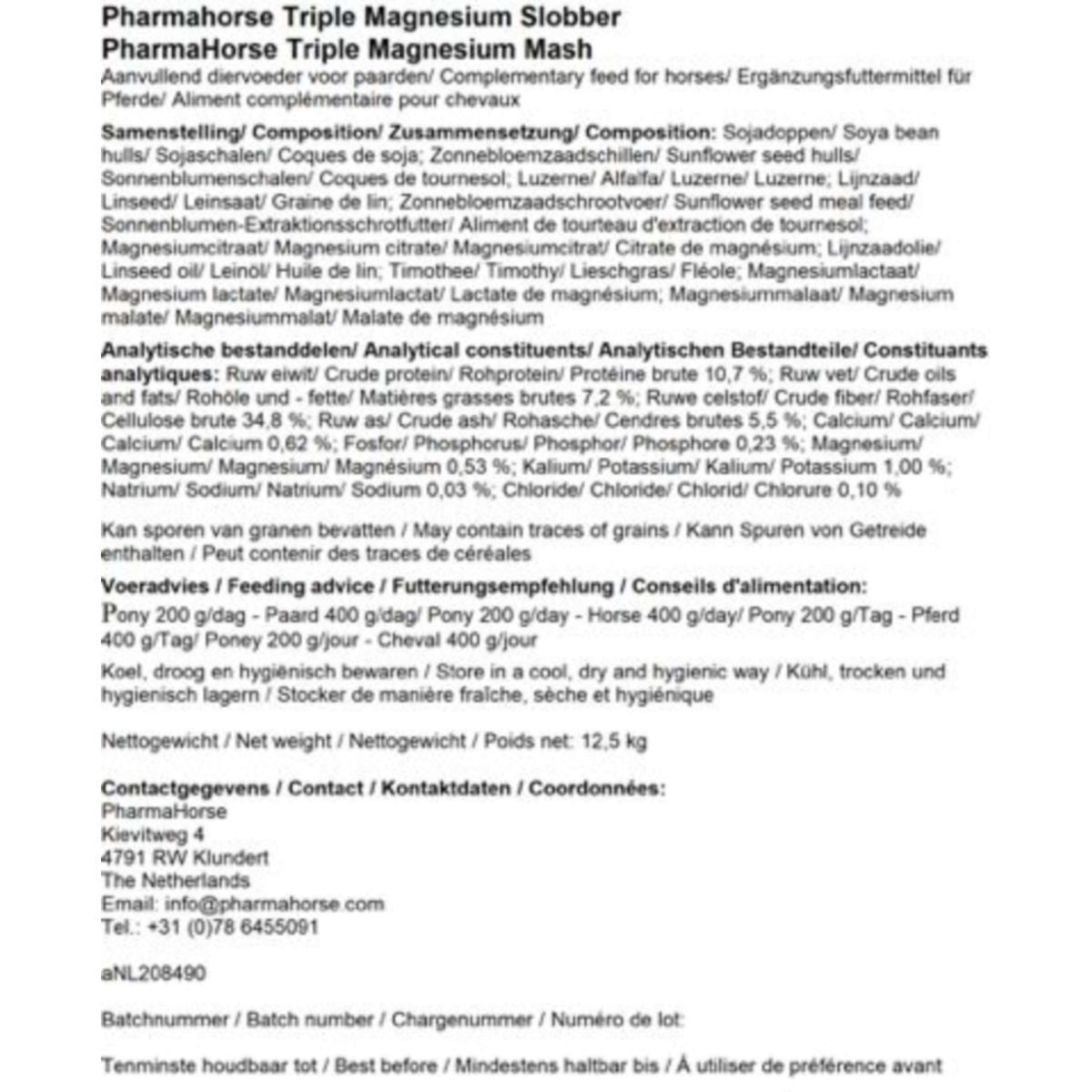 PharmaHorse Mangime umido Triple