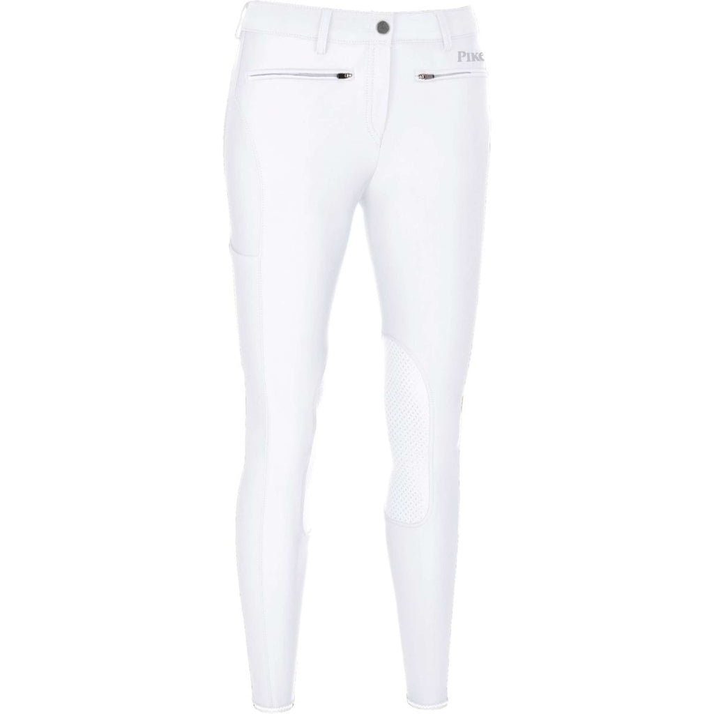 Pikeur Pantaloni da Equitazione Tessa Knee Grip Bianco