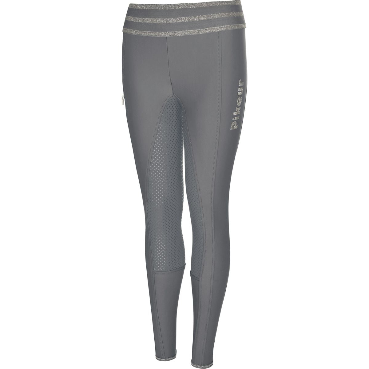 Pikeur Leggings da Equitazione IDA Athleisure Grigio/Argento