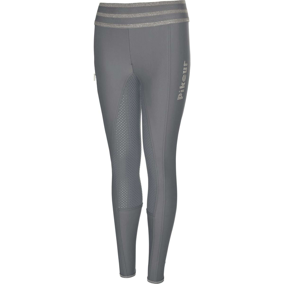 Pikeur Leggings da Equitazione IDA Athleisure Grigio/Argento