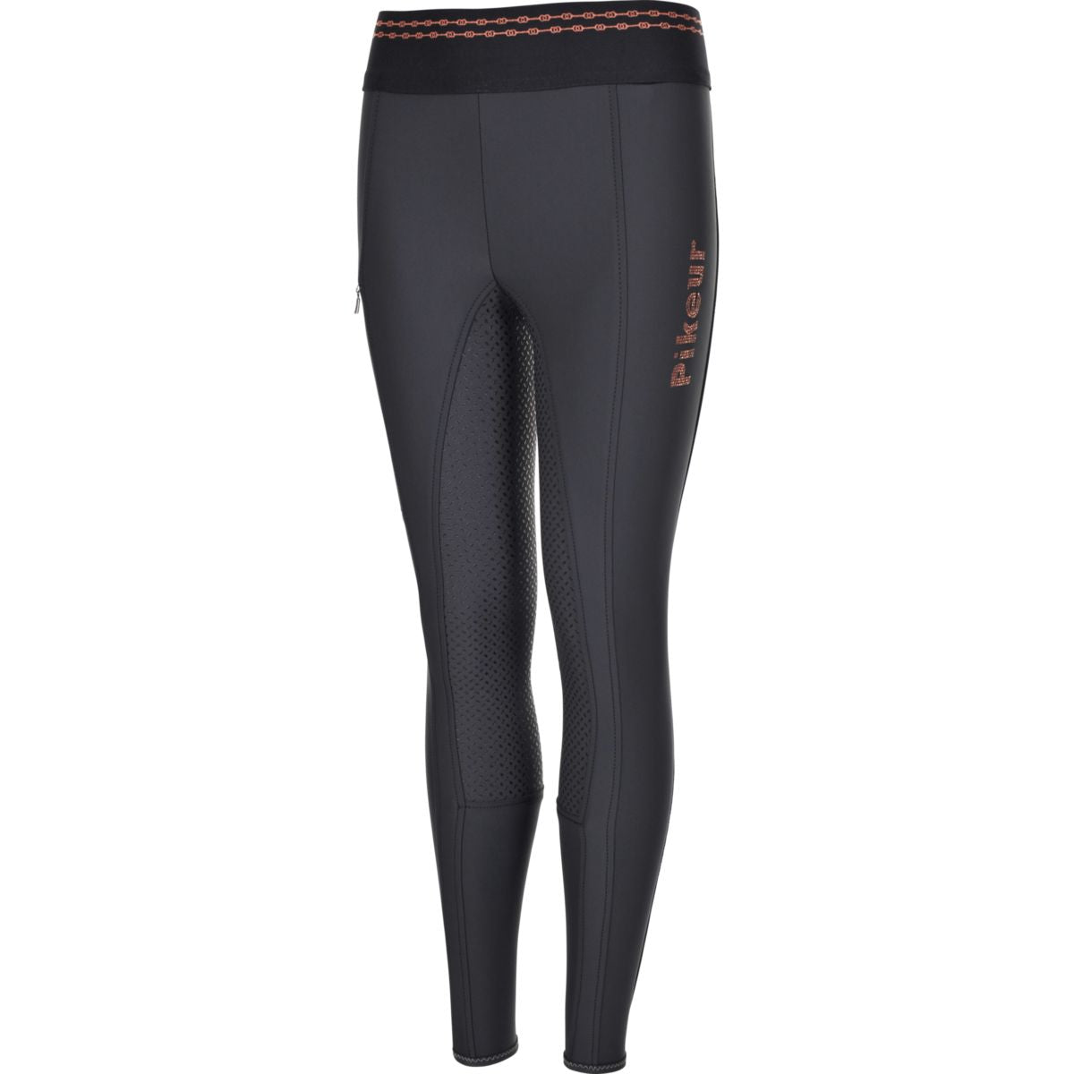 Pikeur Leggings da Equitazione IDA Athleisure FG Bambini Dark Shadow/Rosegold