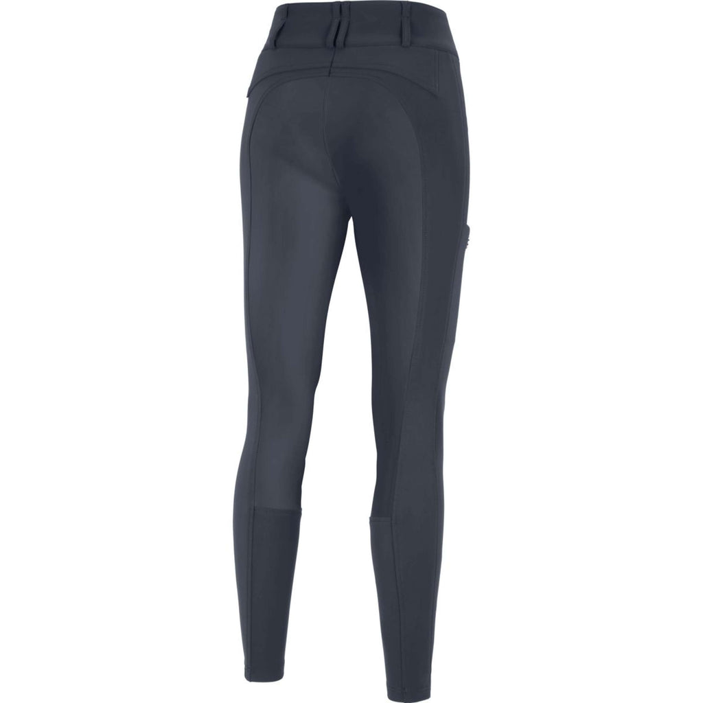 Pikeur Calzoni New Candela Fondo in Pelle Dark Shadow