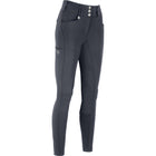 Pikeur Calzoni New Candela Fondo in Pelle Dark Shadow