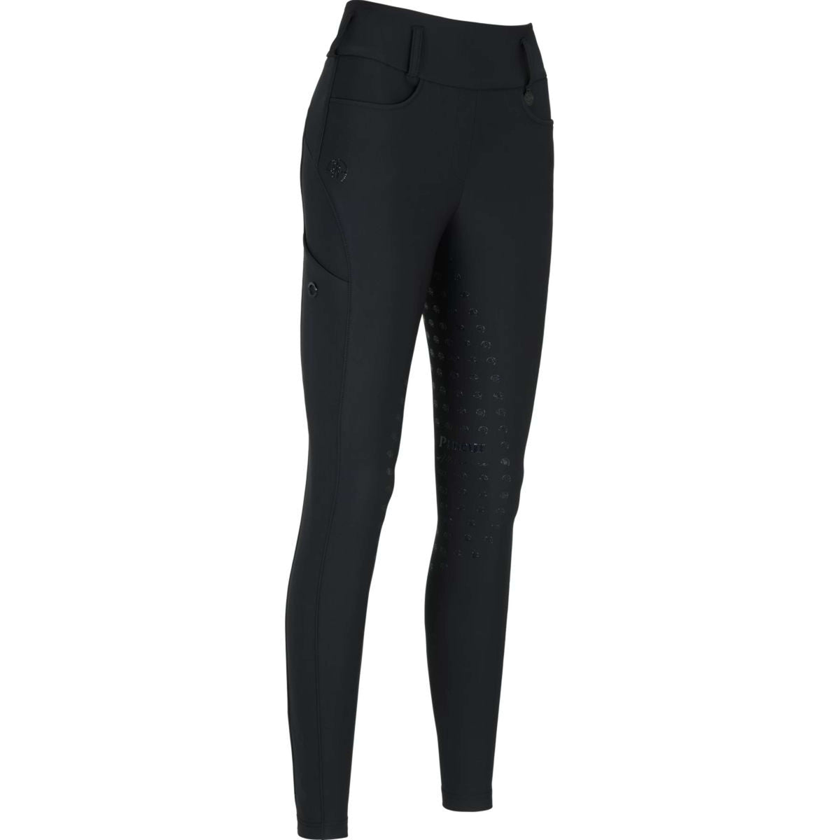 Pikeur Leggings da Equitazione Malia SD New Full Grip Nero