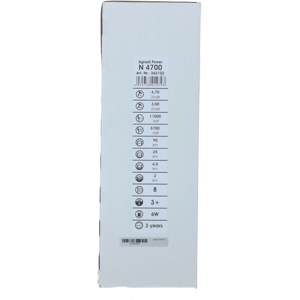 Agradi Power Dispositivo per recinzioni elettriche Agradi Power N4700