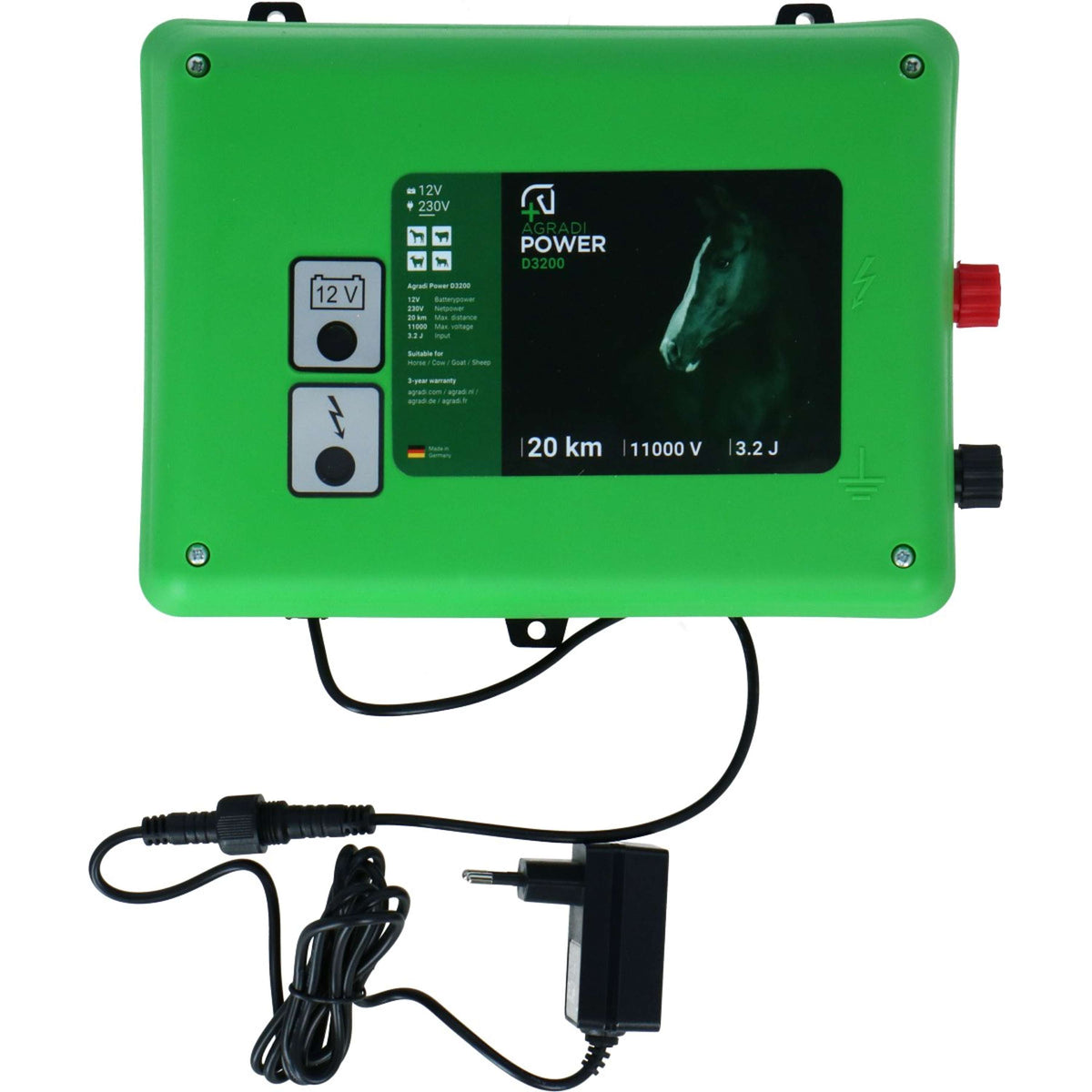 Agradi Power Dispositivo per recinzioni elettriche Agradi Power D3200 0,17 Joule