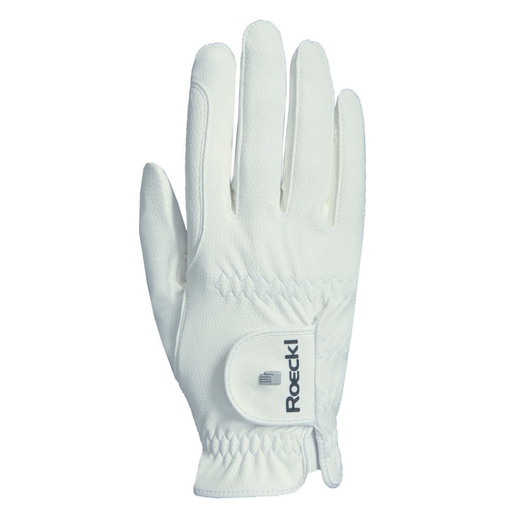Roeckl Guanti da Equitazione Roeck-Grip Pro Bianco