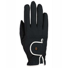 Roeckl Guanti da Equitazione Lona Roeck-Grip Lining Nero/Bianco