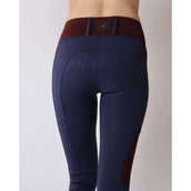 Rebel Pantaloni da Equitazione Pull On Full Grip Navy