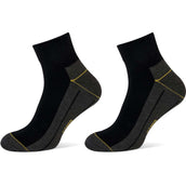Stapp Yellow Calzini Quarter Nero