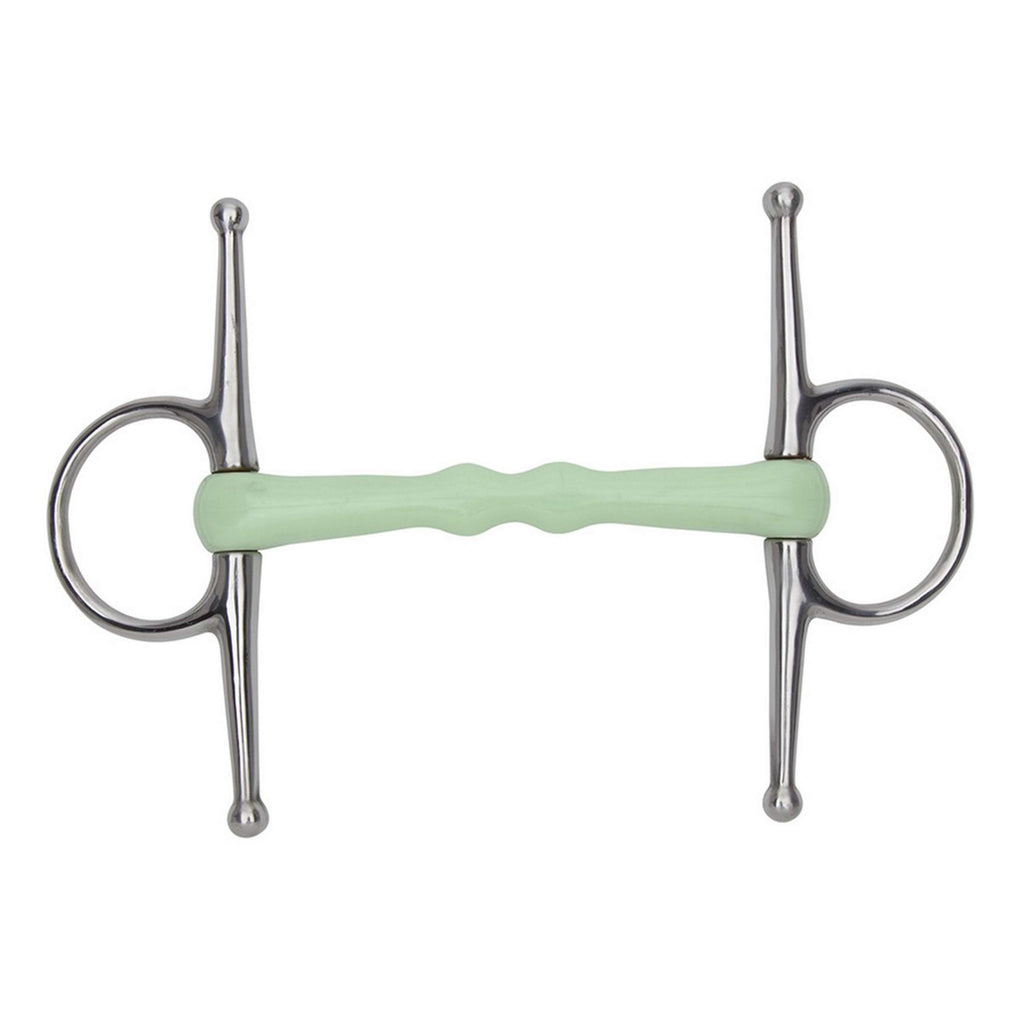 Shires Morsetto con levette Equikind Verde pallido