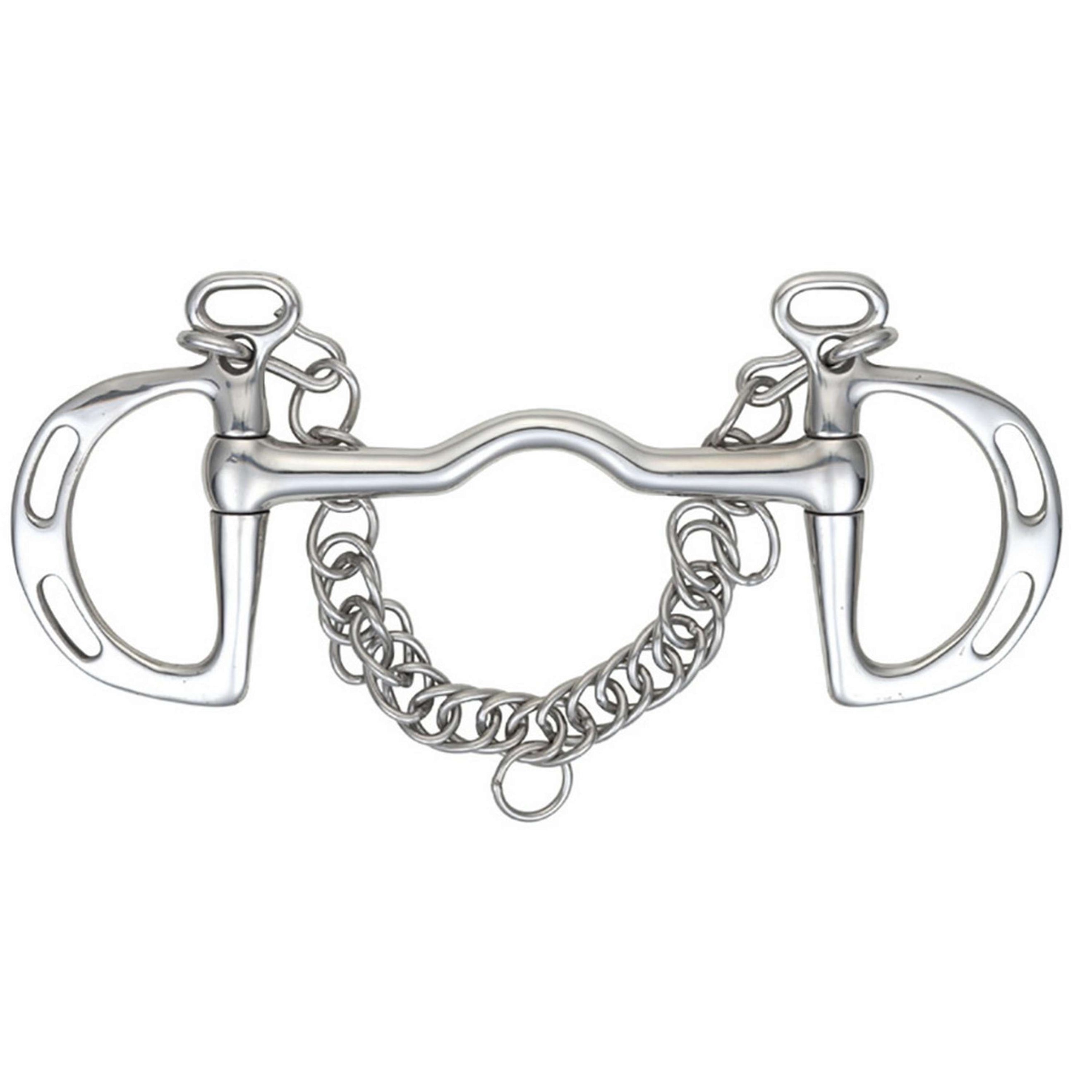 Shires Kimblewick con Porta-lingua Acciaio inossidabile Shires Kimblewick con Porta-lingua Acciaio inossidabile