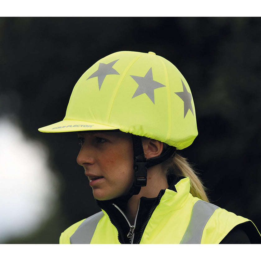 Equi-Flector by Shires Copri casco Giallo
