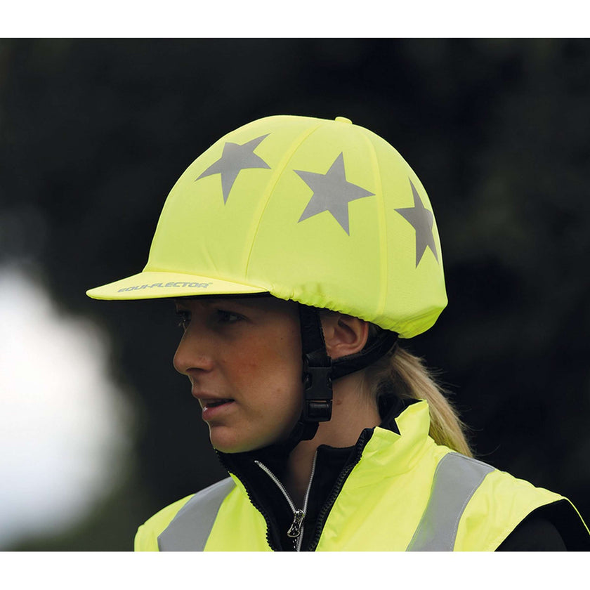 Equi-Flector by Shires Copri casco Giallo