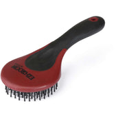 Ezi-groom by Shires Spazzola per criniera e coda Borgogna