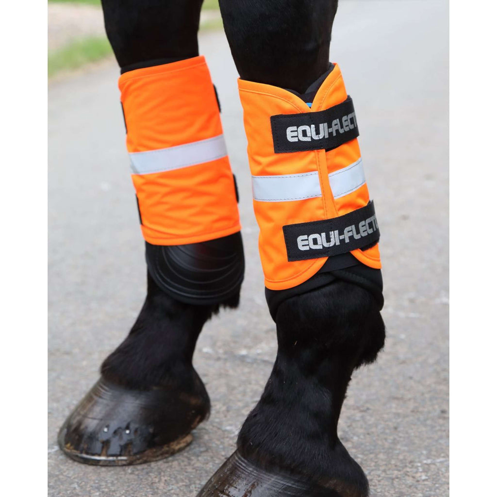 Equi-Flector by Shires Fascia per Braccio/Gamba Arancia